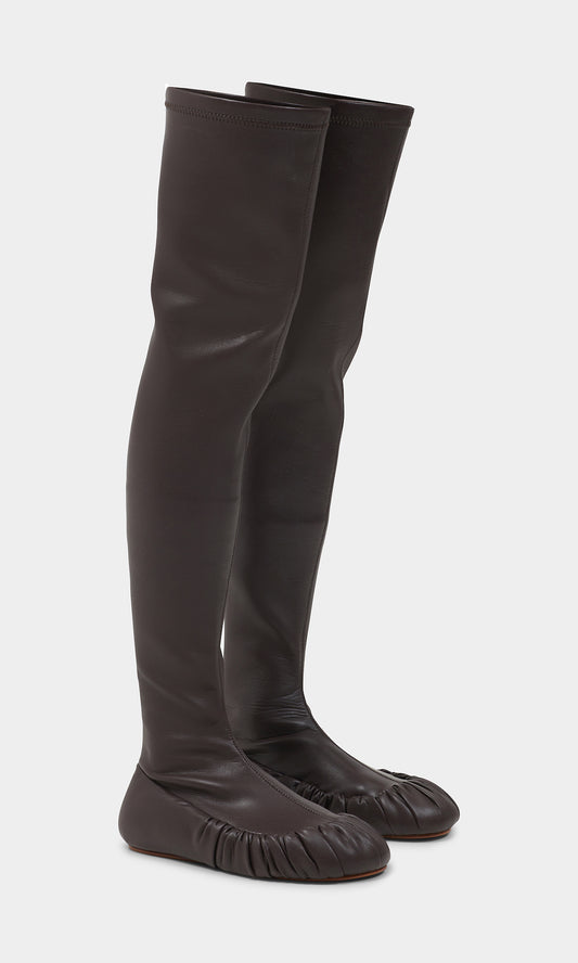 Overknee ballerina boot