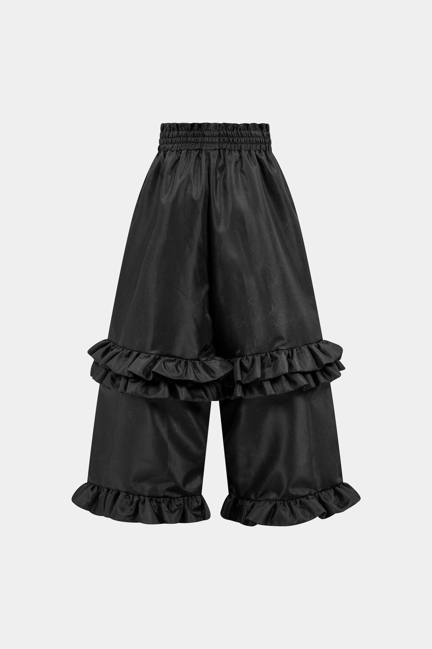 Wide ruffle pants